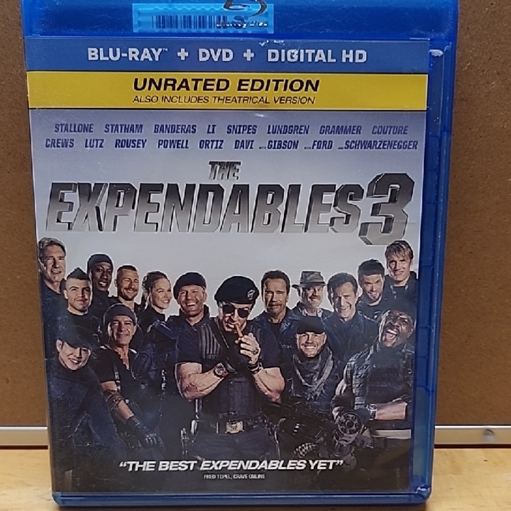 The Expendables 3 Blu-ray - Blue Case